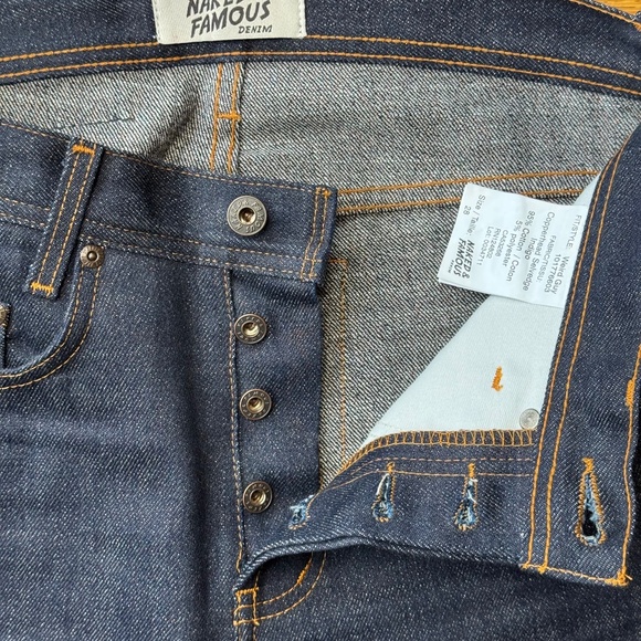 Naked & Famous Weird Guy Copperhead Selvedge Jeans 28x31 - Picture 5 of 7